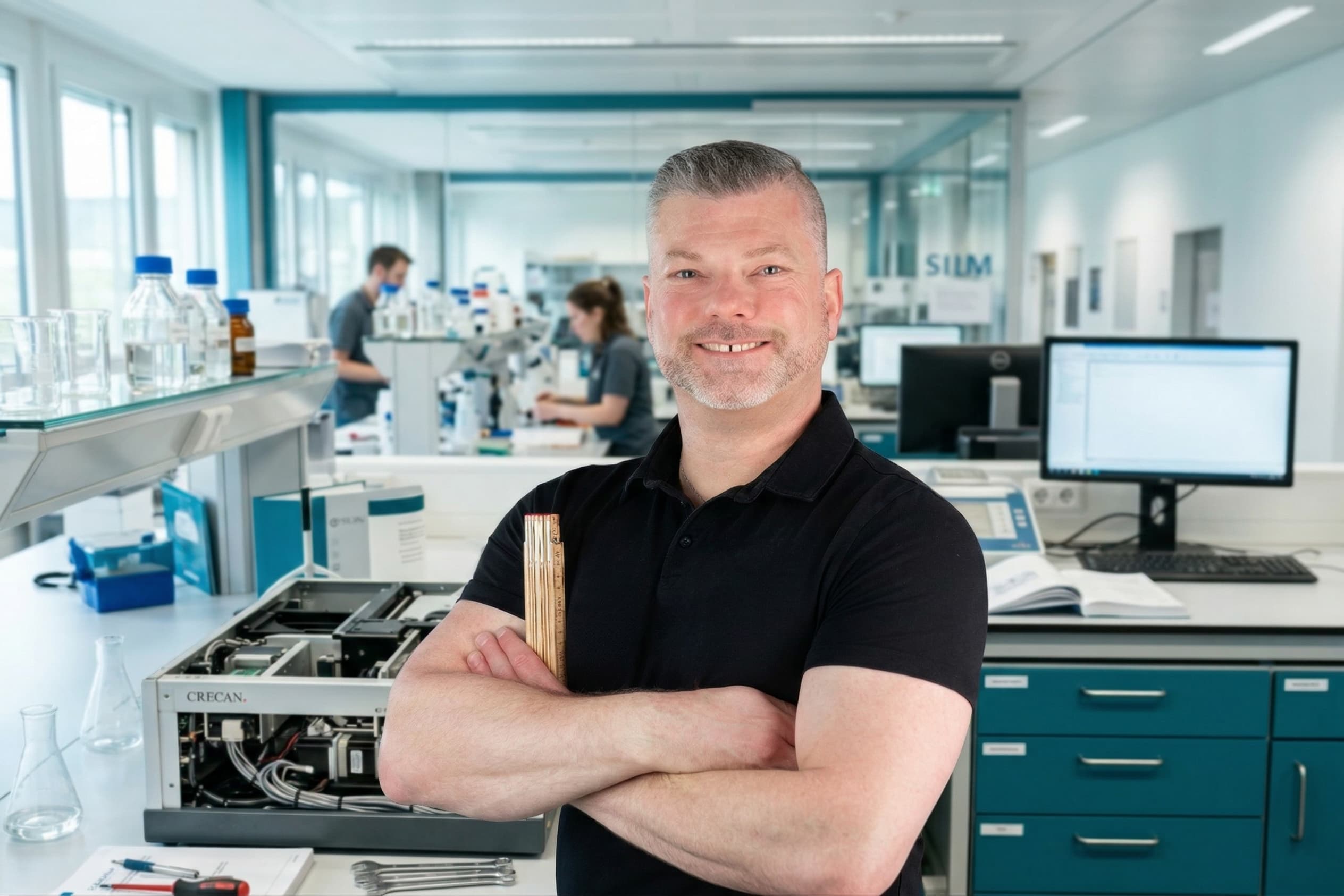 Der Macher bei der Arbeit